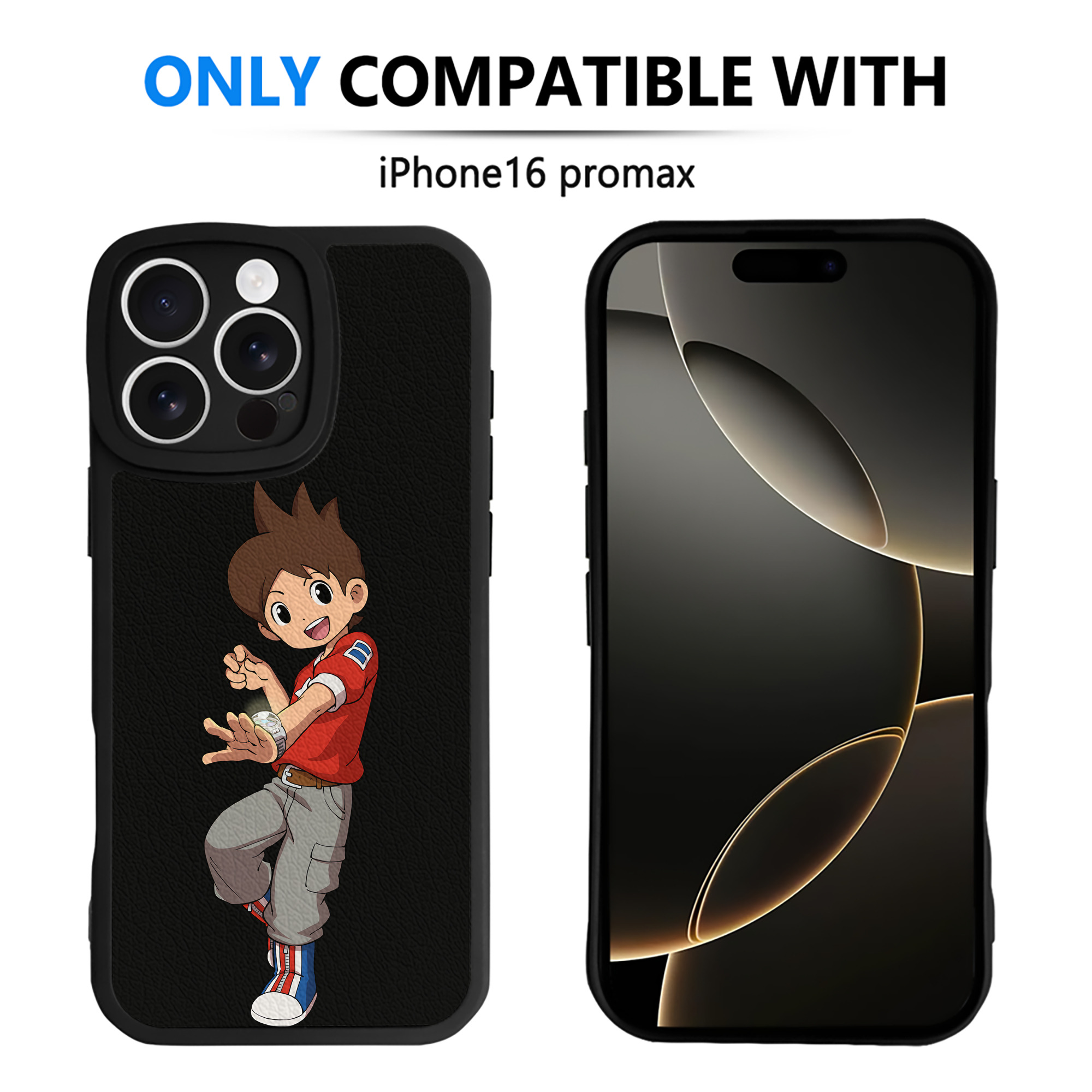 （画像用） 妖怪ウォッチ Yo-kai Watch 【iPhone 16シリーズ対応】シリコンスマホケース（レザー調） 材質：シリコン
